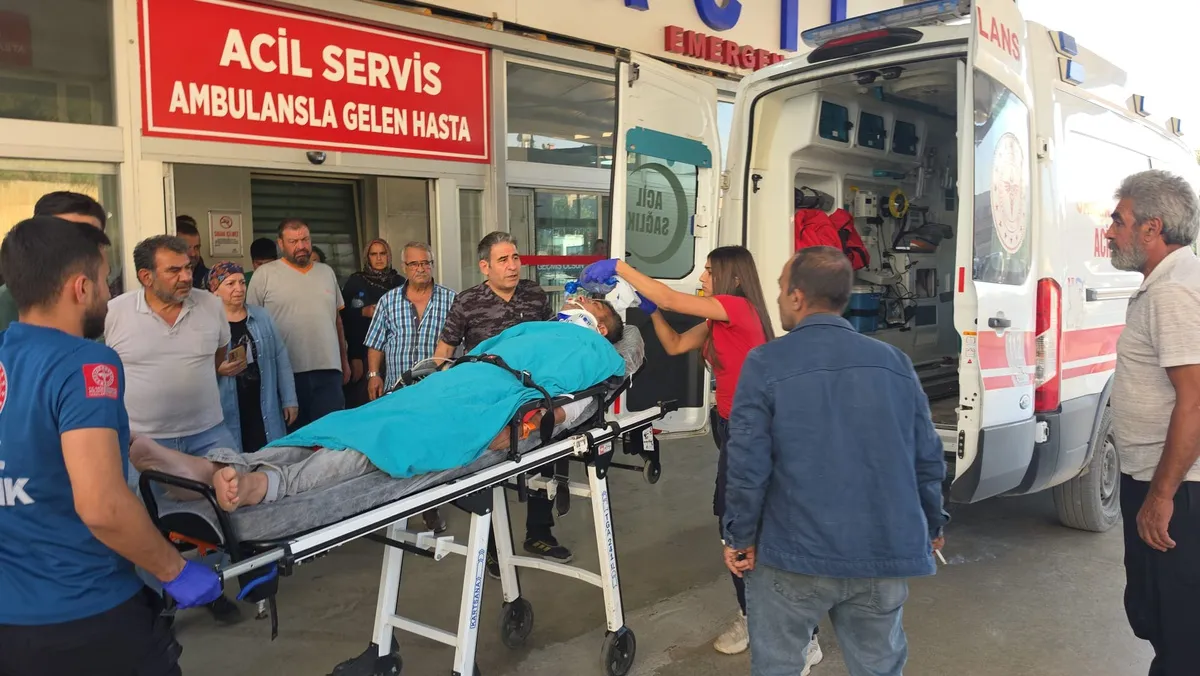 Adana'nın Kozan ilçesinde ağaç kesimi sırasında kaza: Bir kişi ağır yaralandı