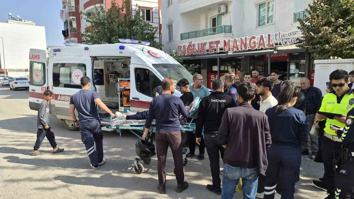 Adıyaman'da otomobil ve motosikletin çarpıştığı kazada bir kişi yaralandı