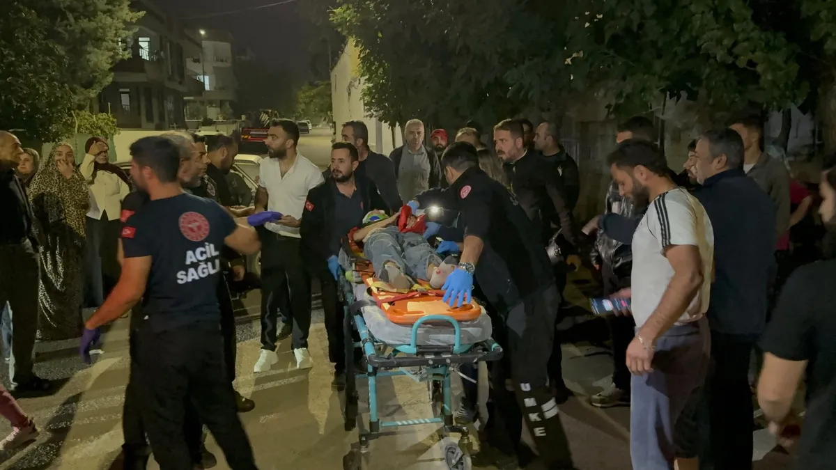 Adıyaman'da otomobillerin çarpıştığı kazada iki çocuk yaralandı