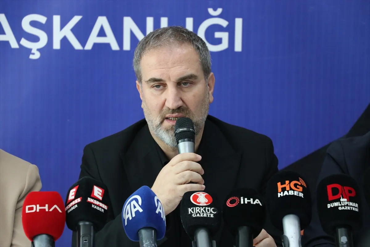 AK Parti Genel Başkan Yardımcısı Mustafa Şen Kütahya'da konuştu