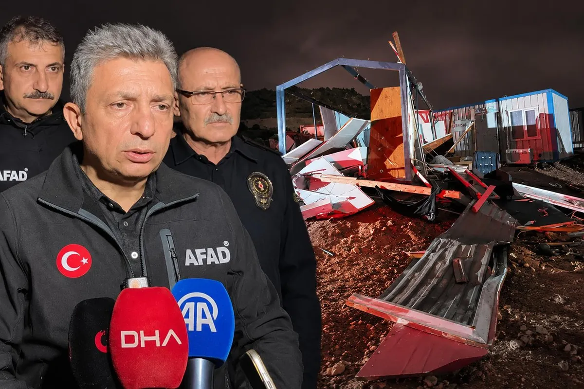 Antalya Kepez'de hortum felaketi: Şantiye alanında 5 işçi hayatını kaybetti