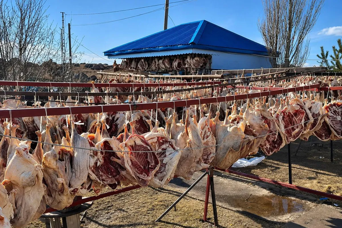 Ardahan'da meşhur kaz etinin fiyatı bu sezon zamlanarak 7 bin TL'ye çıktı