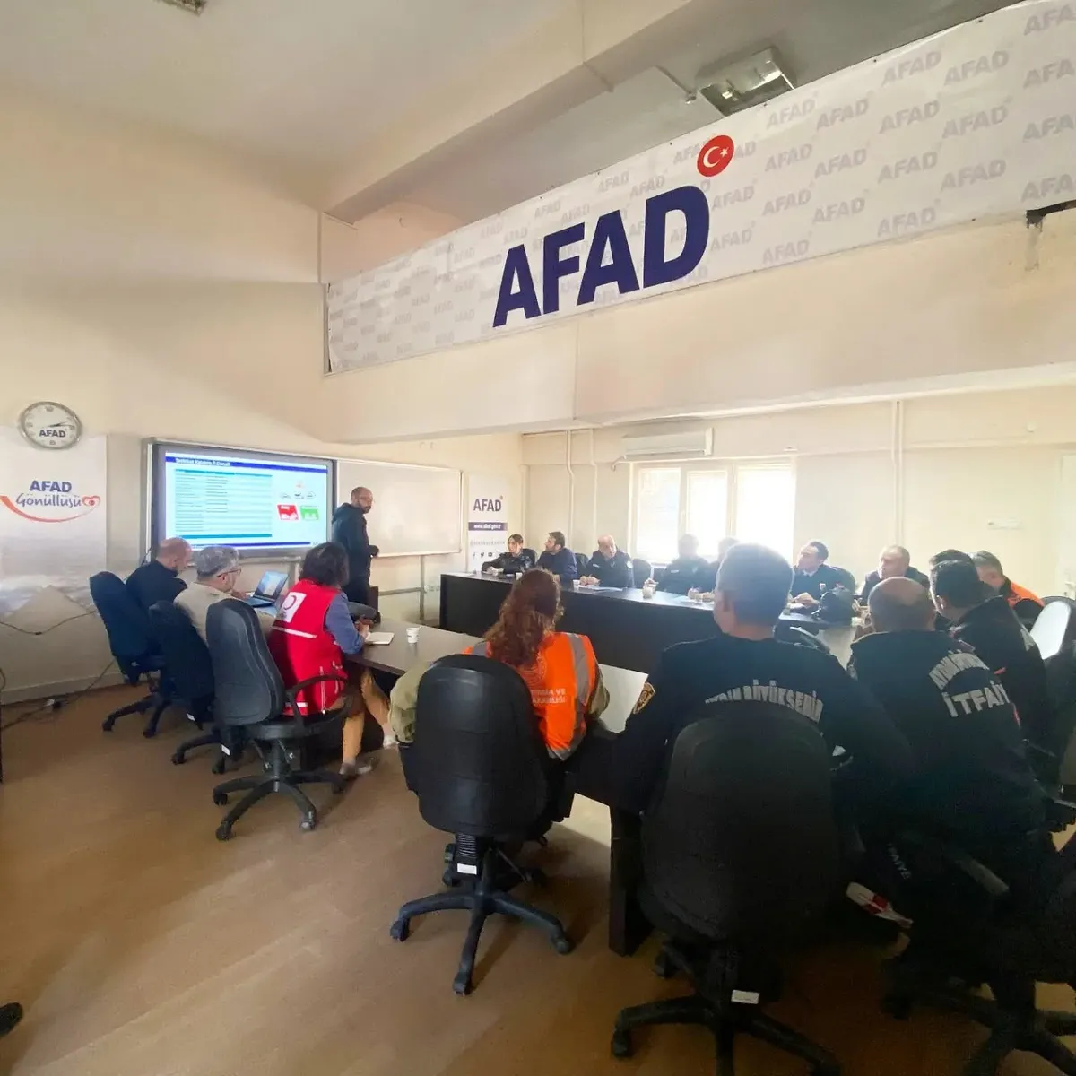 Aydın'da 30 Ekim'deki İzmir TAMP tatbikatı öncesi hazırlık toplantısı yapıldı