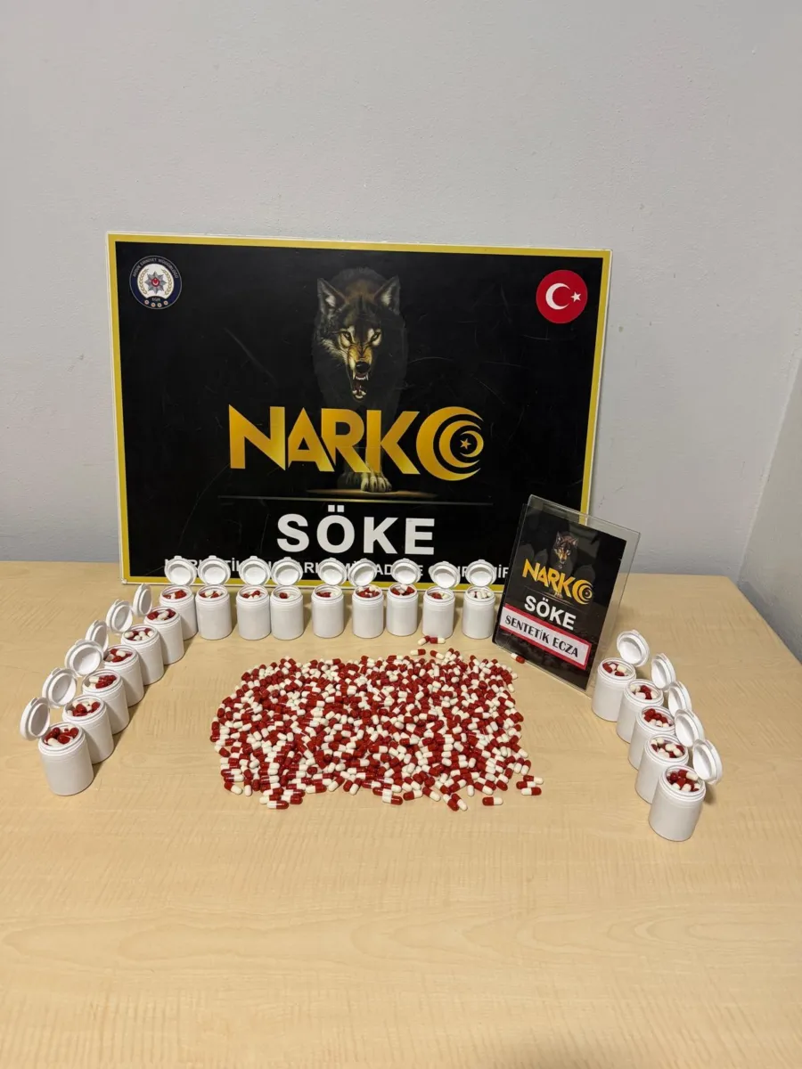 Aydın'ın Söke ve Kuşadası ilçelerinde düzenlenen uyuşturucu operasyonu