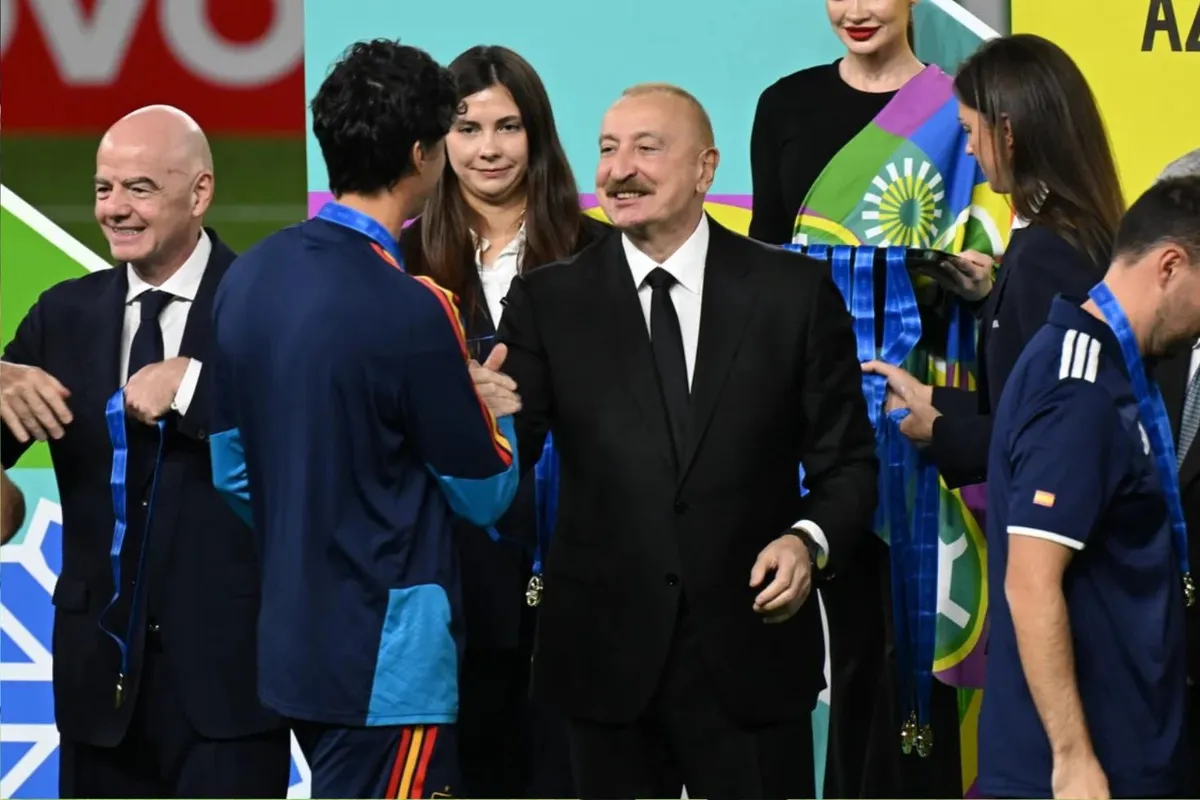 Bakü'de düzenlenen ilk FIFA U-15 Dünya Kupası'nı İspanya kazandı