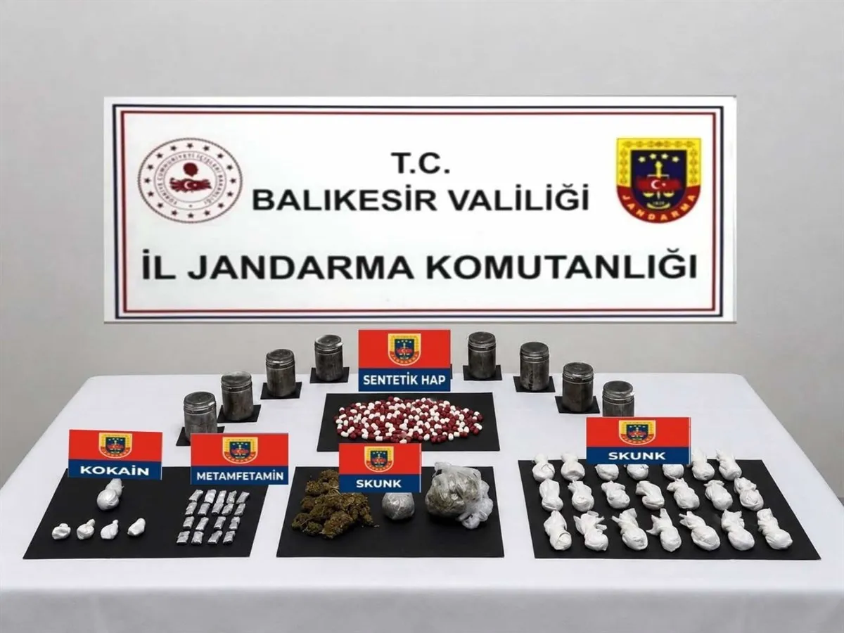 Balıkesir genelinde düzenlenen uyuşturucu operasyonlarında 46 kişi yakalandı