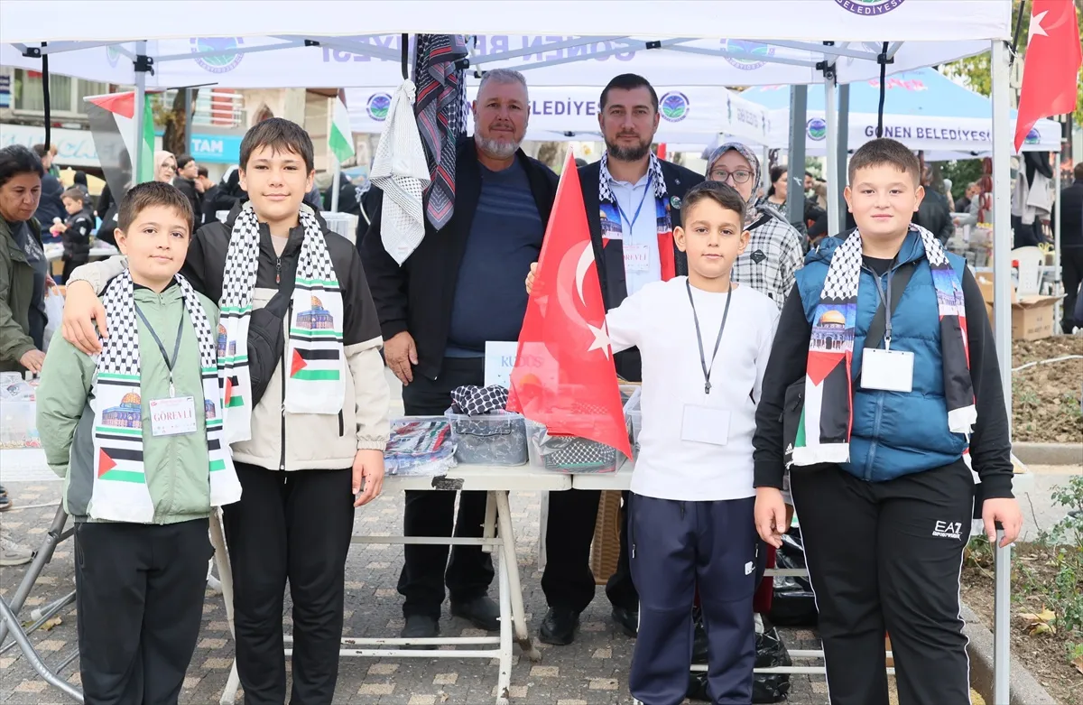 Balıkesir Gönen'de Gazze yararına düzenlenen kampanyada 4 milyon lira toplandı