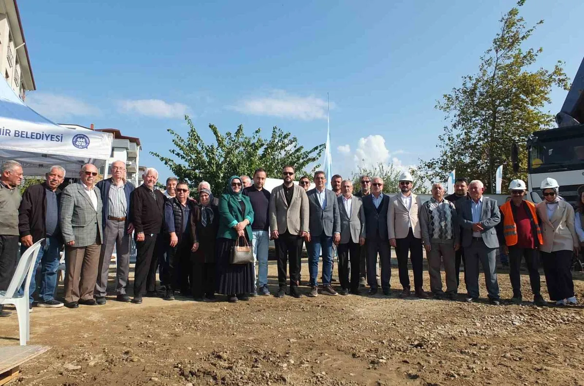 Balıkesir'in Burhaniye ilçesinde yeni cami projesinin temeli atıldı