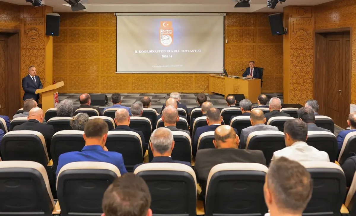 Bayburt'ta 2026 yılı 4. İl Koordinasyon Kurulu toplantısı gerçekleştirildi