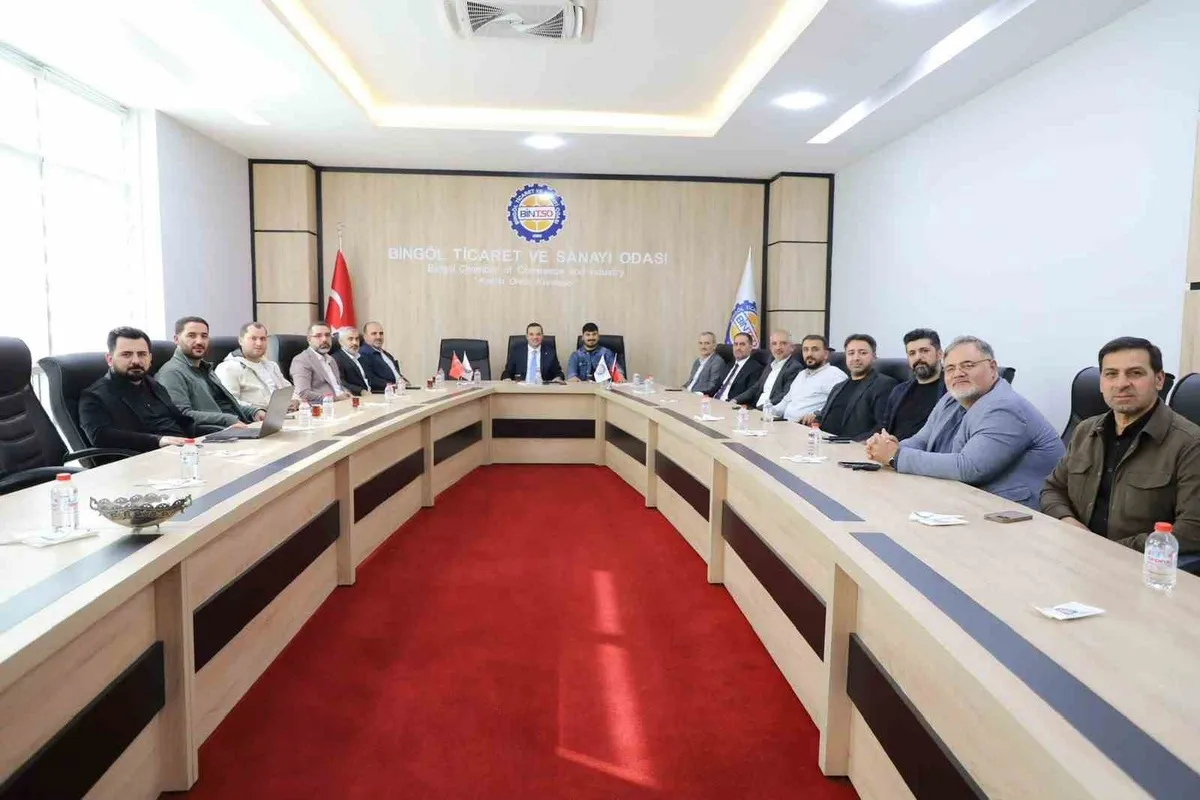 Bingöl Ticaret ve Sanayi Odası burma kadayıfı üreticileriyle bir araya geldi
