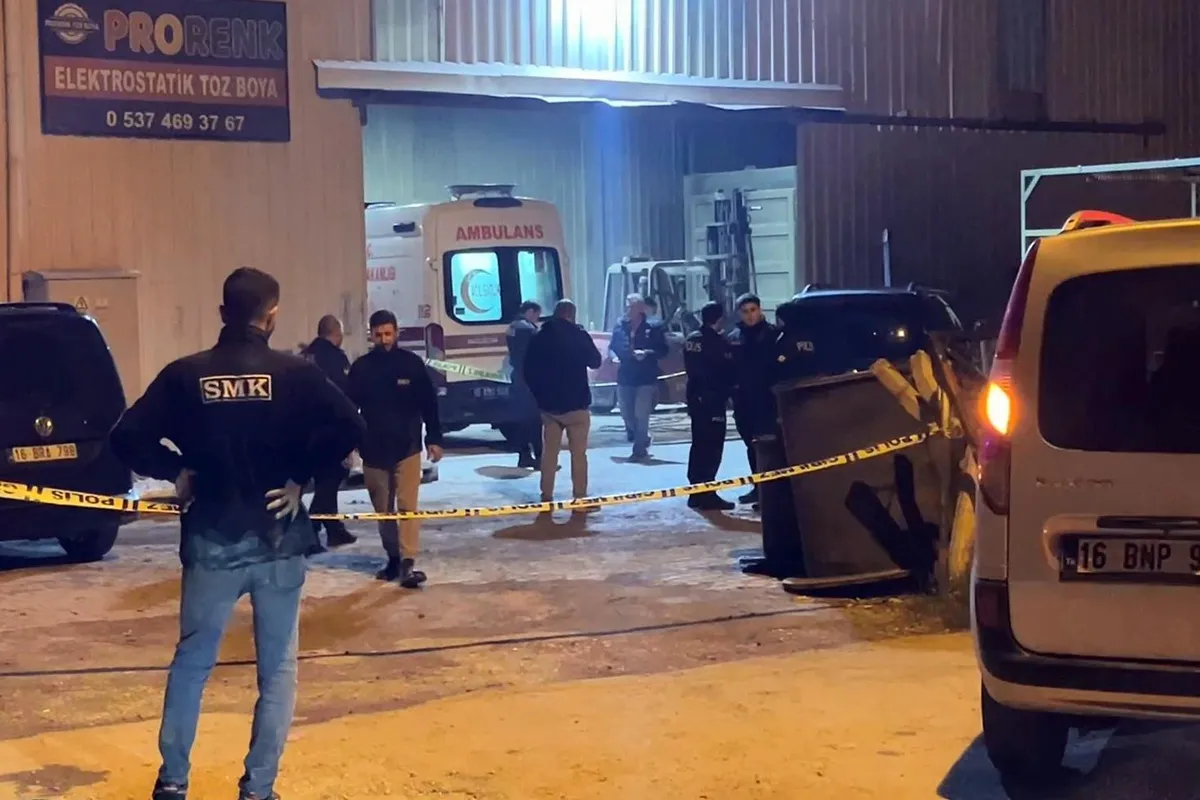 Bursa Nilüfer'de fabrika kazası: Demir bloğun altında kalan genç hayatını kaybetti