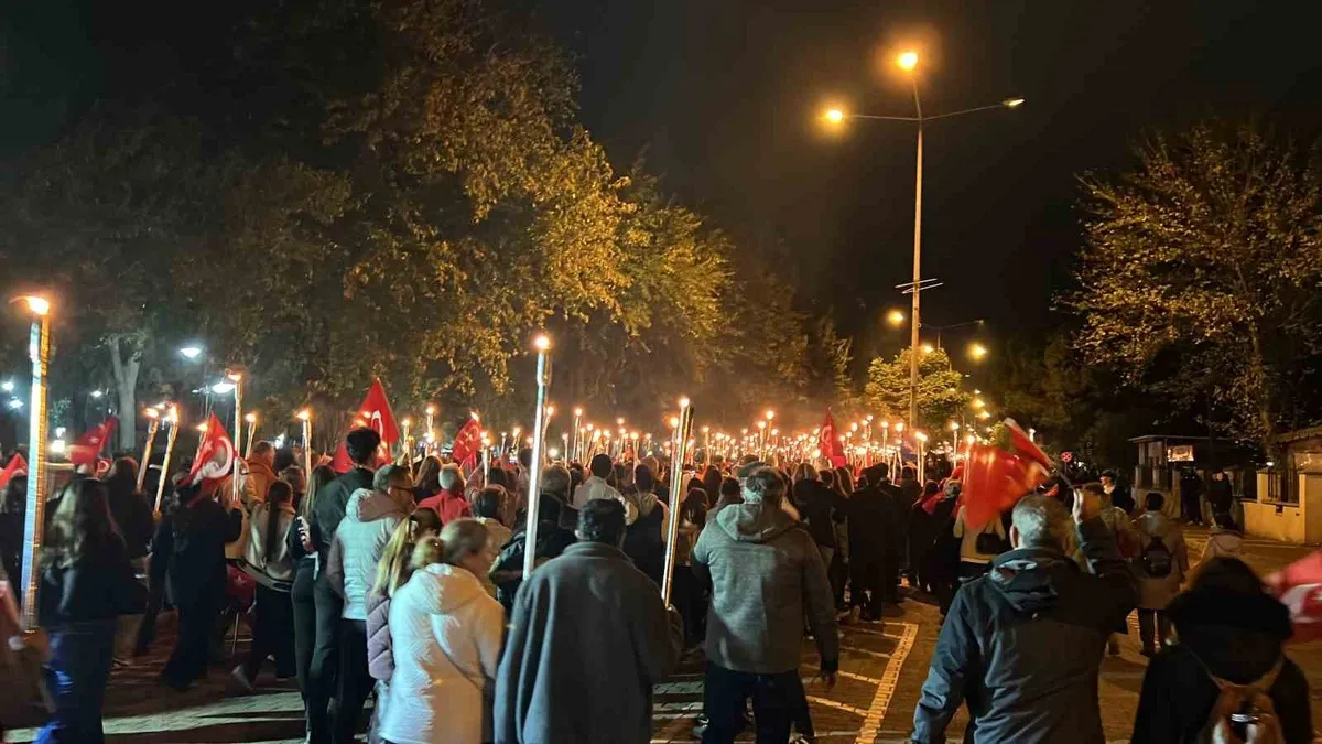 Çanakkale'de Cumhuriyet'in 103'üncü yıl dönümü coşkuyla kutlandı