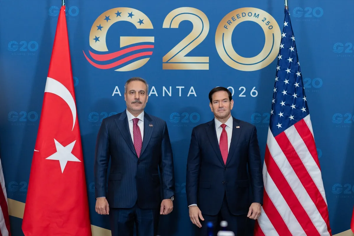 Dışişleri Bakanı Hakan Fidan, ABD'li mevkidaşı Marco Rubio ile bir araya geldi