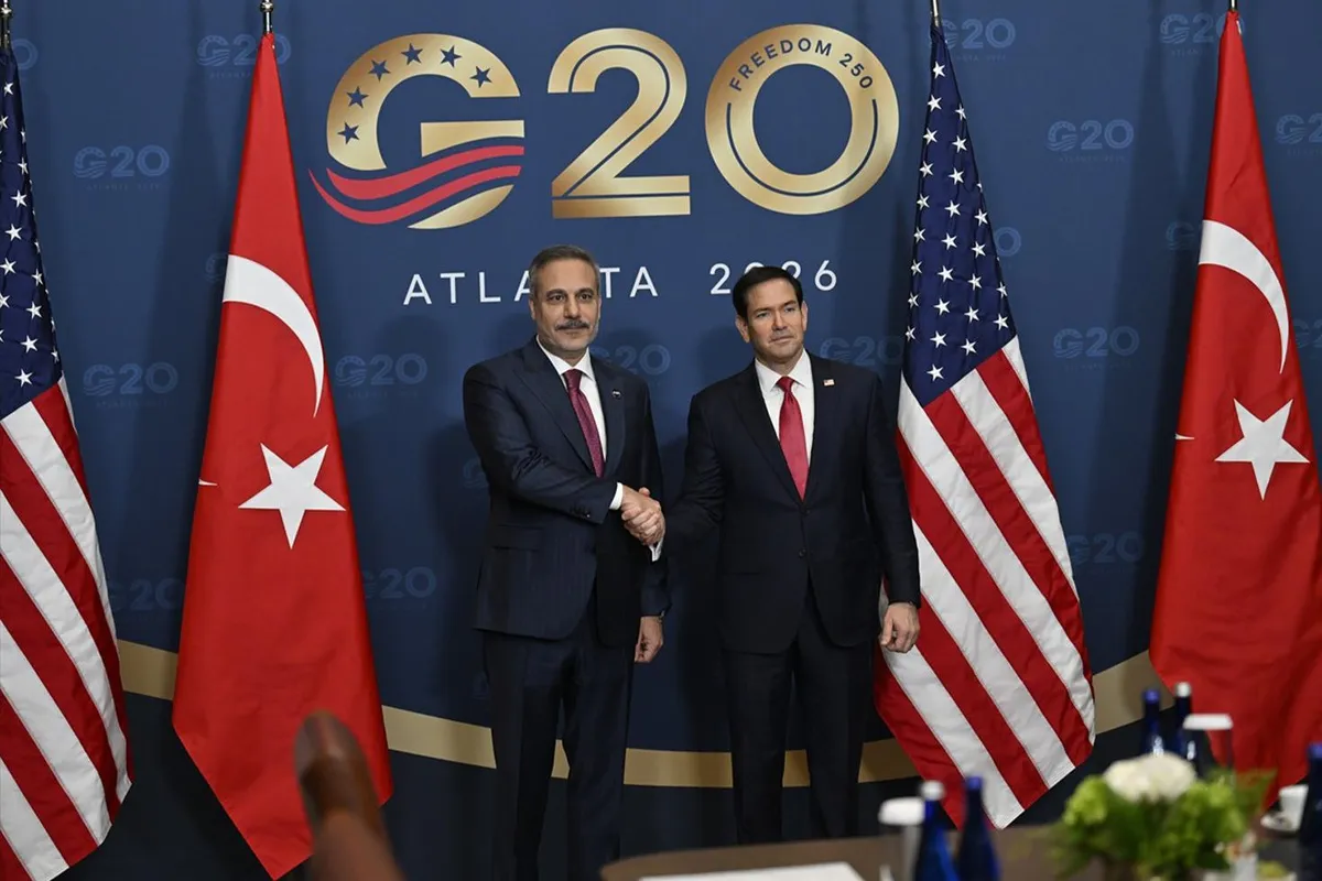 Dışişleri Bakanı Hakan Fidan, ABD'li mevkidaşı Marco Rubio ile bir araya geldi