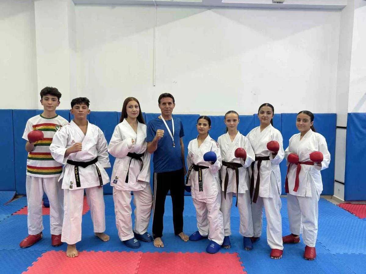 Diyarbakır Çermik'teki karate kurslarında yetişen sporcular başarılarıyla göz doldurdu