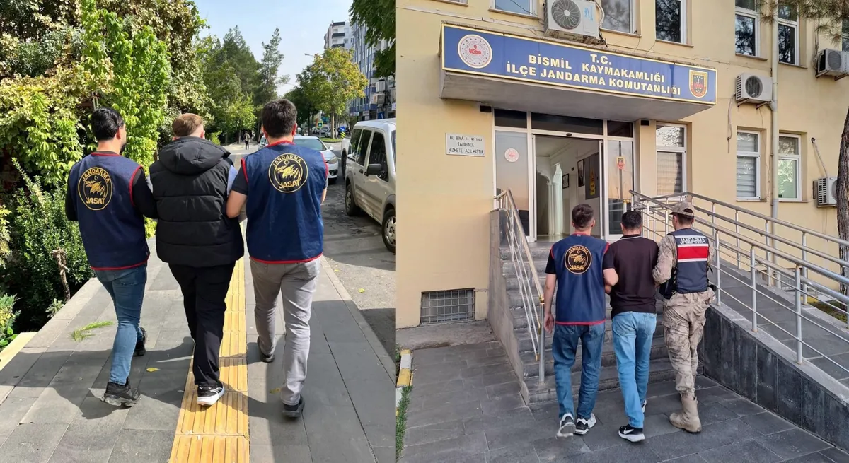 Diyarbakır'da jandarma ekiplerinin operasyonunda 110 aranan şahıs yakalandı