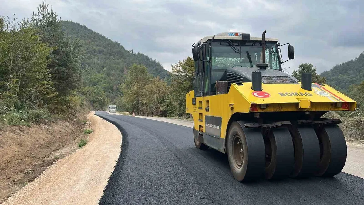 Düzce İl Genel Meclis Başkanı Koç'tan Yedigöller yolu asfalt açıklaması