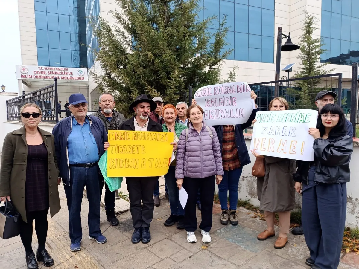 Edirne'de çevrecilerden Meriç Nehri'ndeki kapasite artışı talebine itiraz