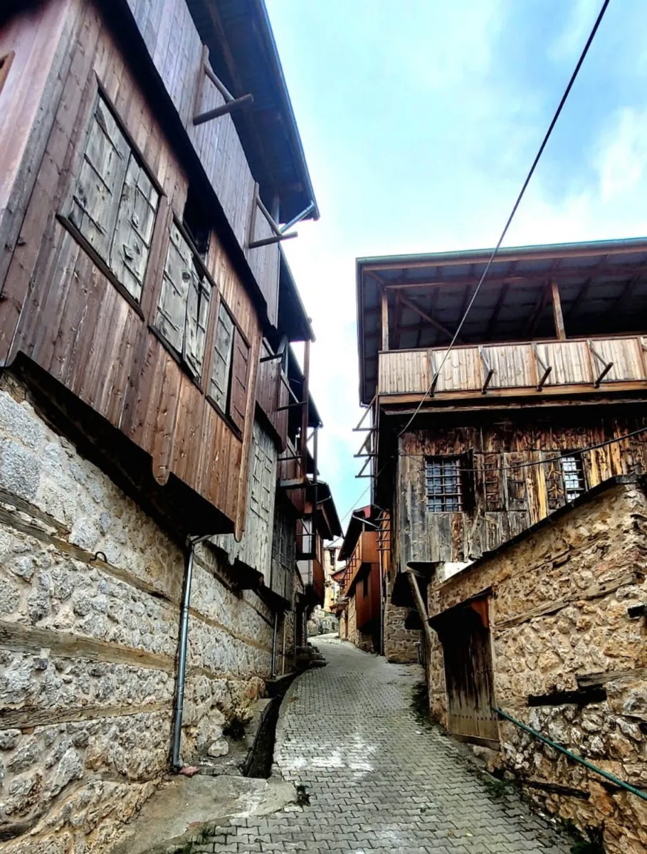 Erzincan Kemaliye'deki tarihi Eğin evleri geleneksel mimariyi koruyor