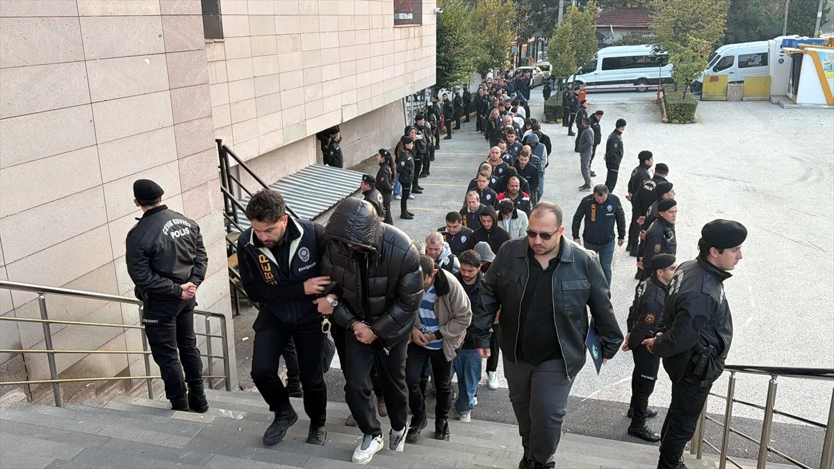 Eskişehir merkezli 33 ildeki yasa dışı bahis operasyonunda 78 tutuklama