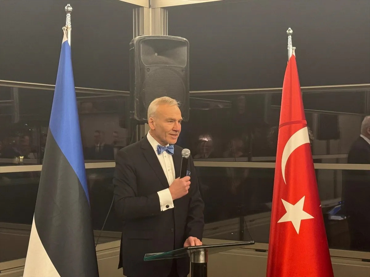 Estonya'nın bağımsızlığının 35. yılı Ankara'da düzenlenen resepsiyonla kutlandı