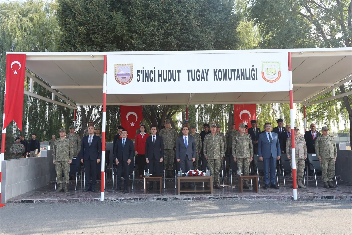 Iğdır 5. Hudut Tugay Komutanlığı'nda Sancak Tevdi Töreni gerçekleştirildi