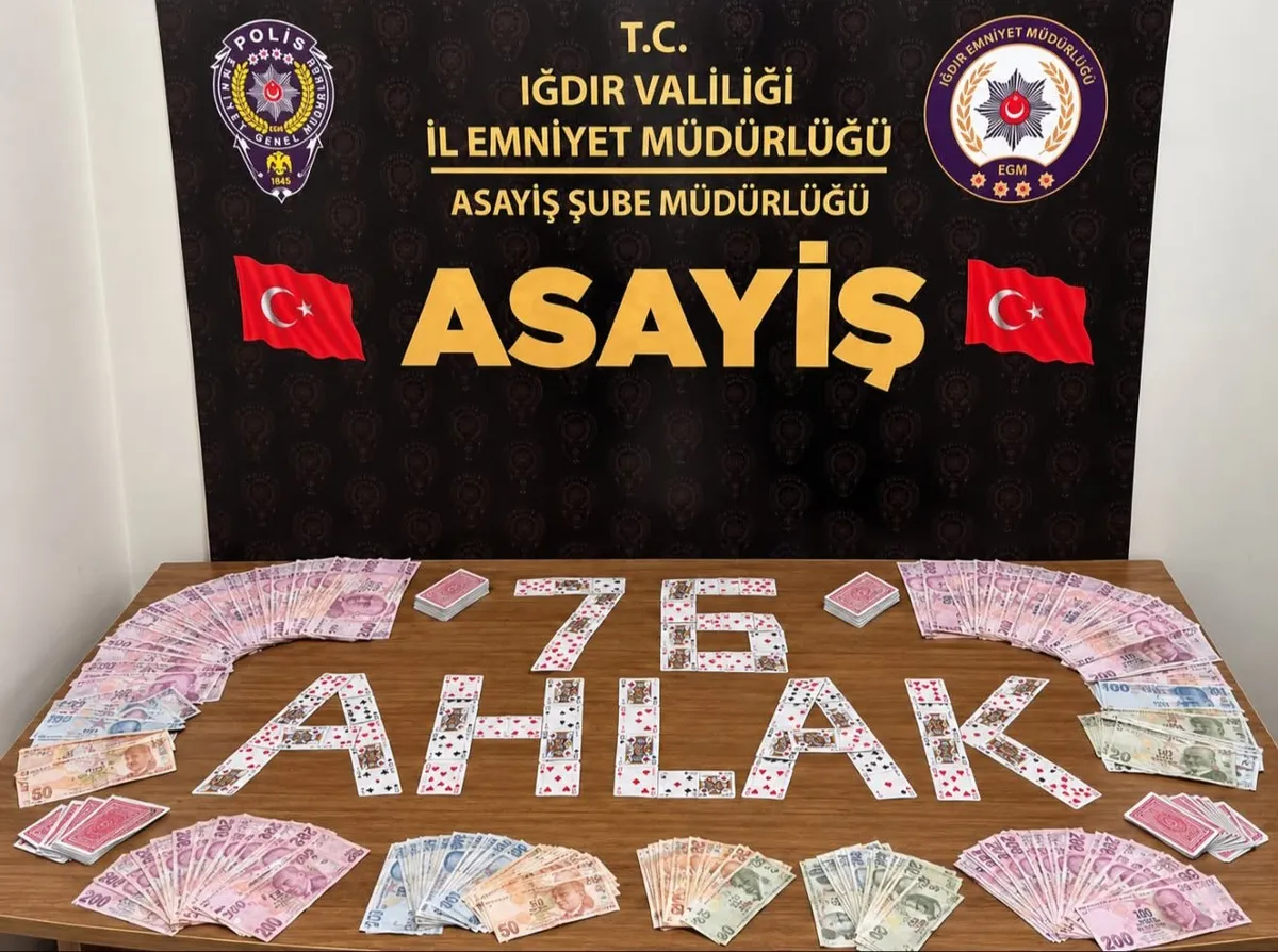 Iğdır'da kumar ve fuhuş operasyonları: 13 kişiye idari para cezası uygulandı