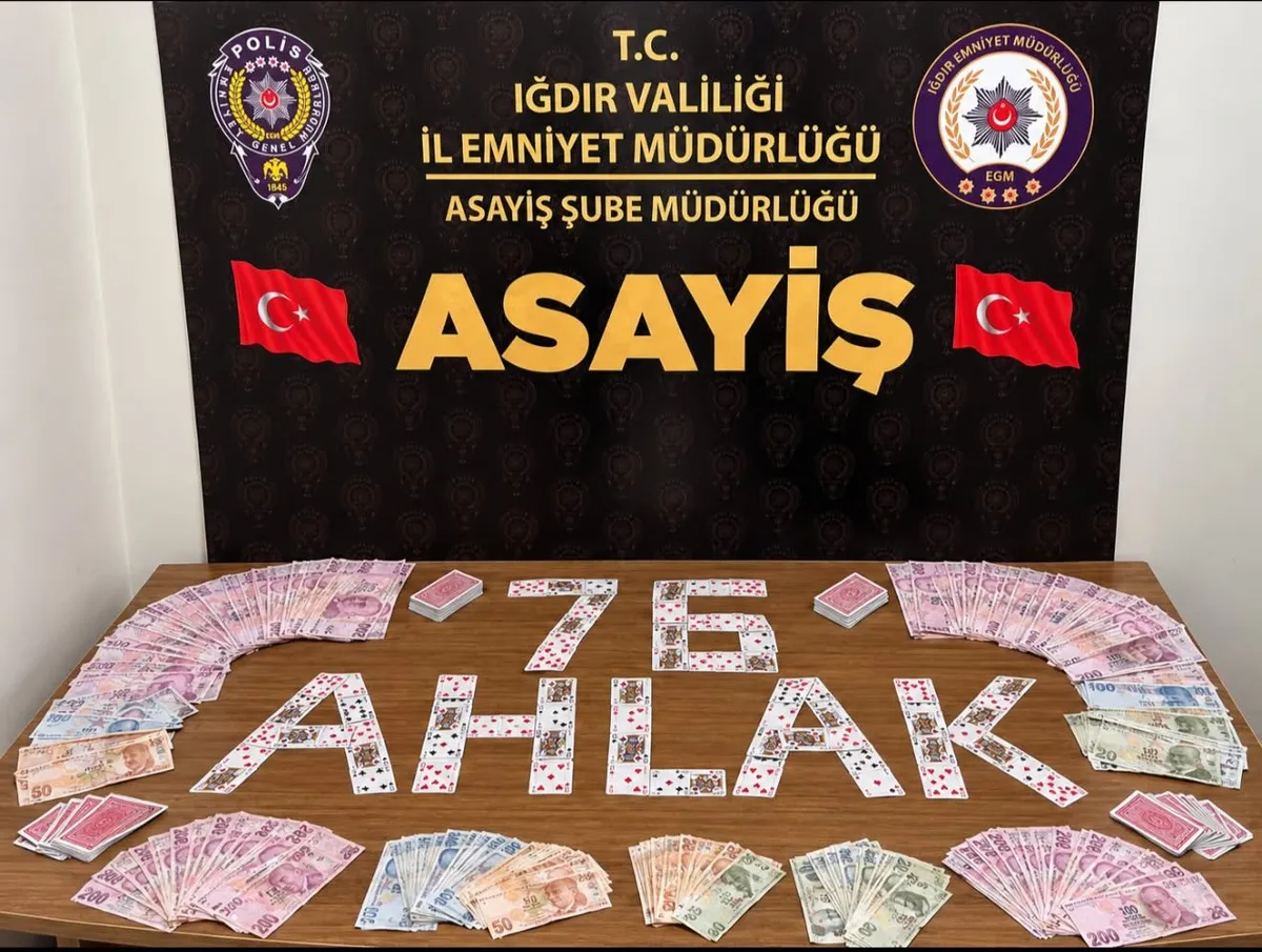 Iğdır'da kumar ve fuhuş operasyonunda 4 iş yeri kapatıldı, 13 kişiye ceza kesildi