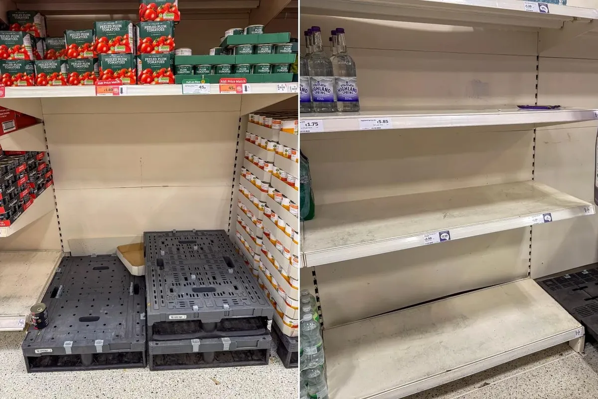 İngiltere'de acil durum çağrısı sonrası marketlerde stok telaşı yaşandı