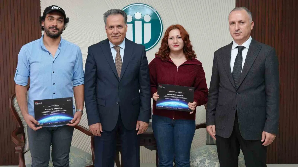 İnönü Üniversitesi öğrencileri TUA Astro Hackathon'da şampiyon oldu