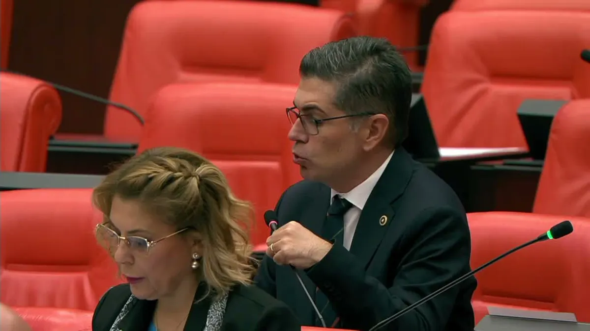 Isparta milletvekili Halıcı elma üreticisinin yaşadığı sorunları meclise taşıdı