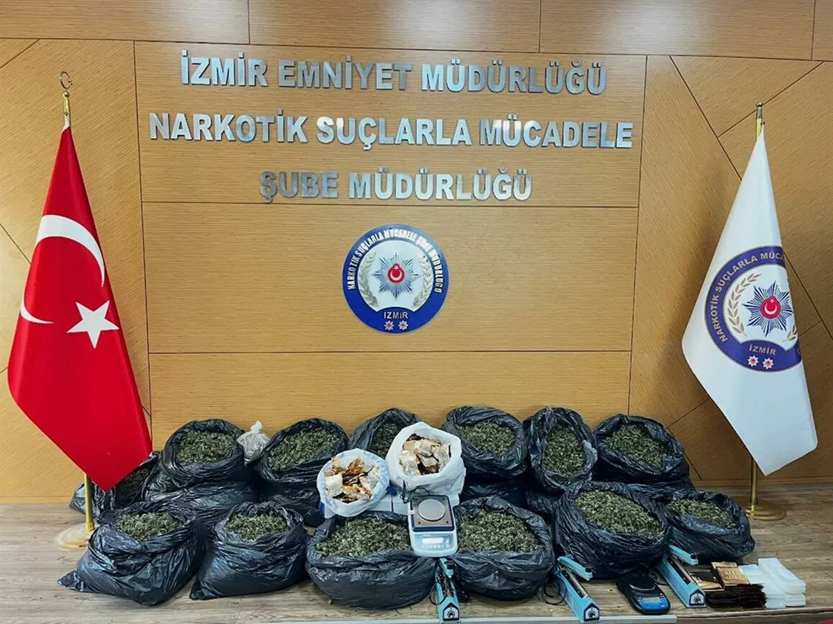 İzmir ve Muğla merkezli uyuşturucu operasyonunda 7 şüpheli tutuklandı