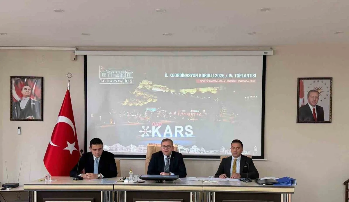 Kars'ta 335 farklı proje İl Koordinasyon Kurulu toplantısında masaya yatırıldı