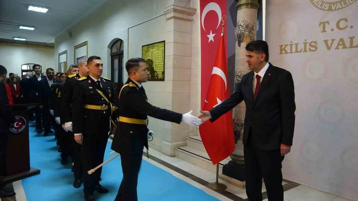 Kilis Valisi Ömer Kalaylı 29 Ekim Cumhuriyet Bayramı tebriklerini kabul etti
