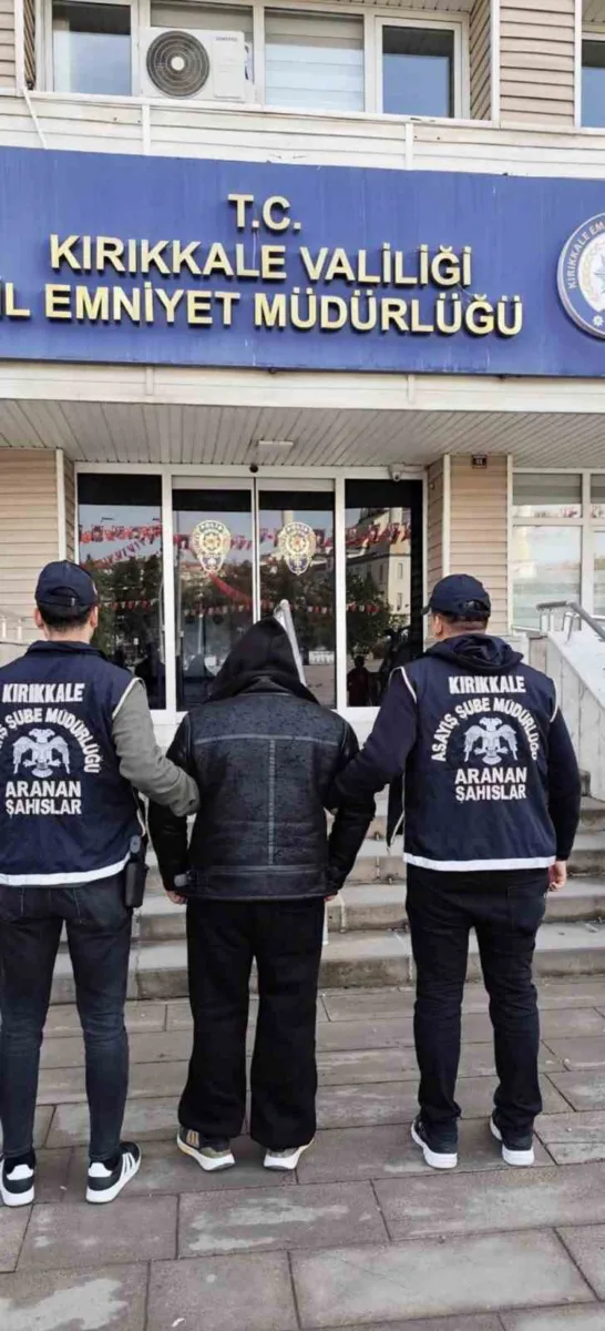 Kırıkkale'de aranan uyuşturucu hükümlüsü operasyonla yakalandı