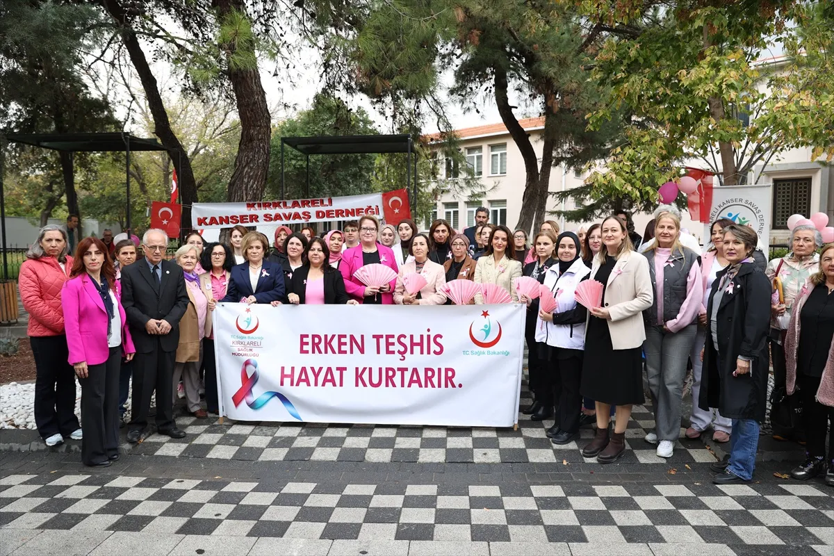 Kırklareli'nde meme kanserini yenen kadınlardan erken teşhis vurgusu