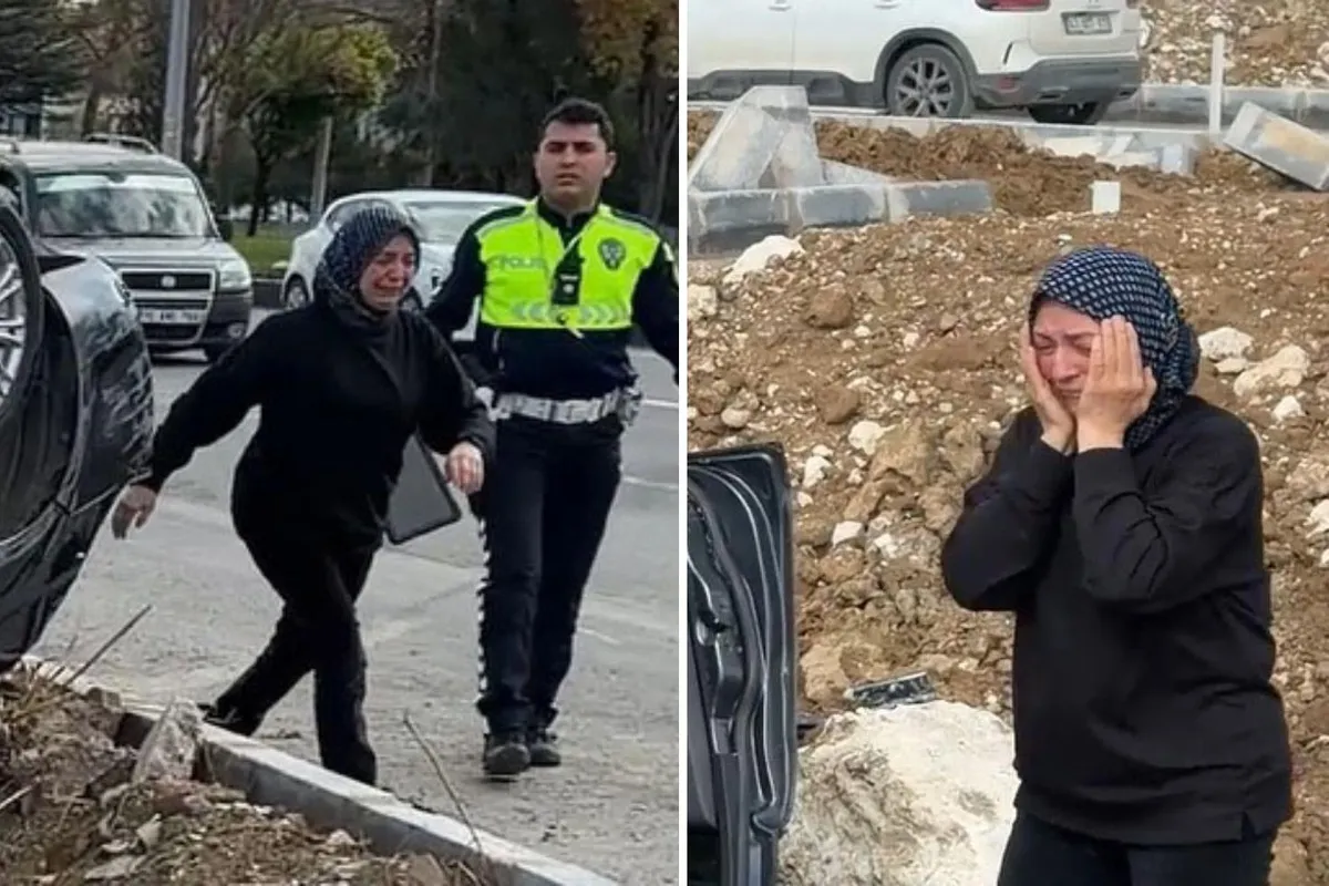 Kütahya-Afyonkarahisar kara yolunda otomobil takla attı: Sürücü kazayı atlattı