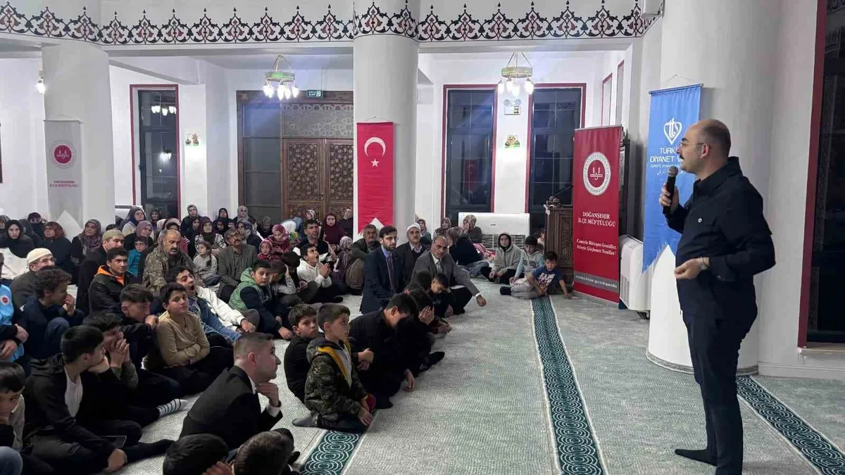 Malatya Doğanşehir'de cami ve aile buluşması etkinliği düzenlendi