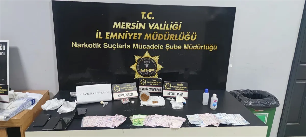 Mersin'de uyuşturucu operasyonu: 4 bin 800 sentetik hap ele geçirildi