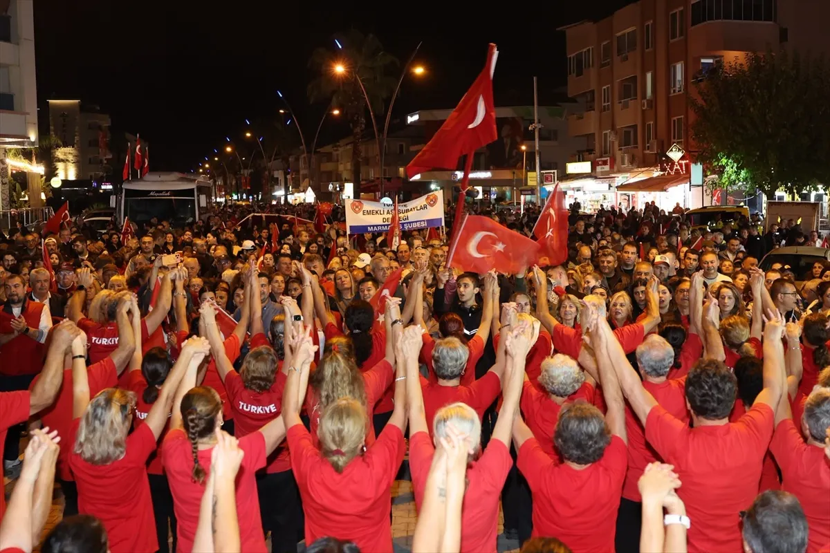 Muğla'da Cumhuriyet'in 103. yıl dönümü coşkuyla kutlandı