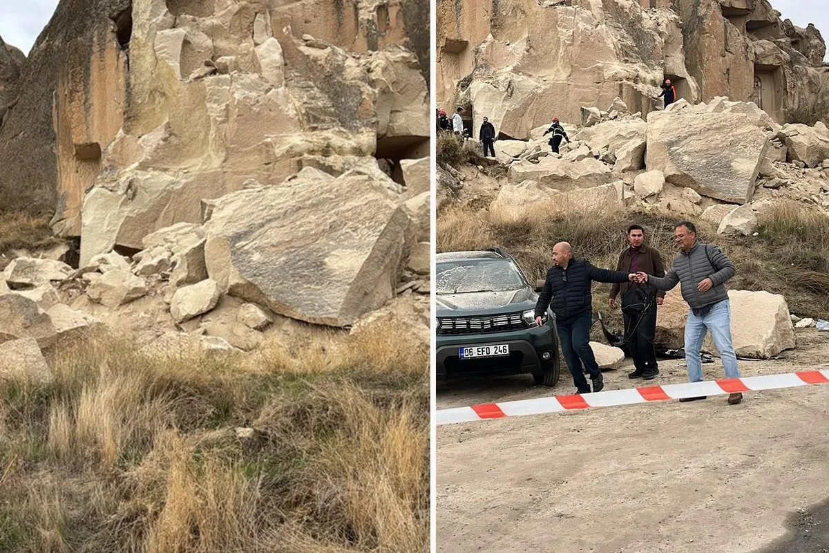 Nevşehir Göreme'de peribacası çökmesi sonucu can kaybı sayısı 3'e yükseldi
