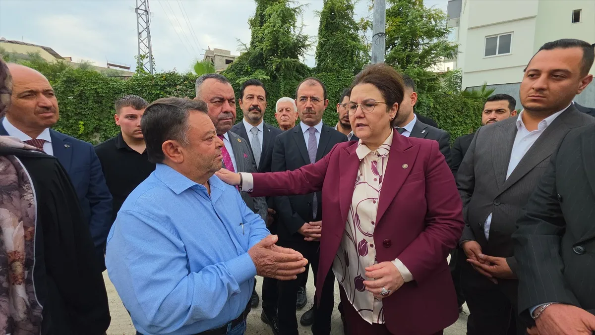 Osmaniye milletvekili Derya Yanık Kadirli ve Sumbas'ta incelemelerde bulundu