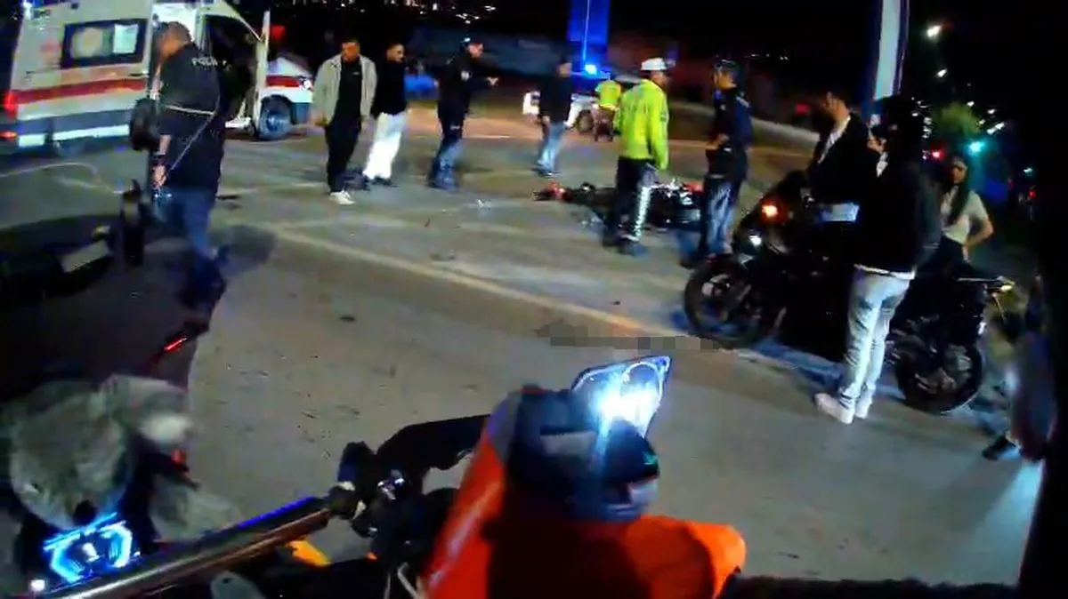 Samsun'un Canik ilçesinde motosiklet devrildi: Bir kişi yaralandı