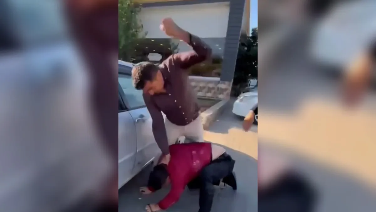 Şanlıurfa'da alacak verecek kavgasında şiddet dolu anlar kameraya yansıdı