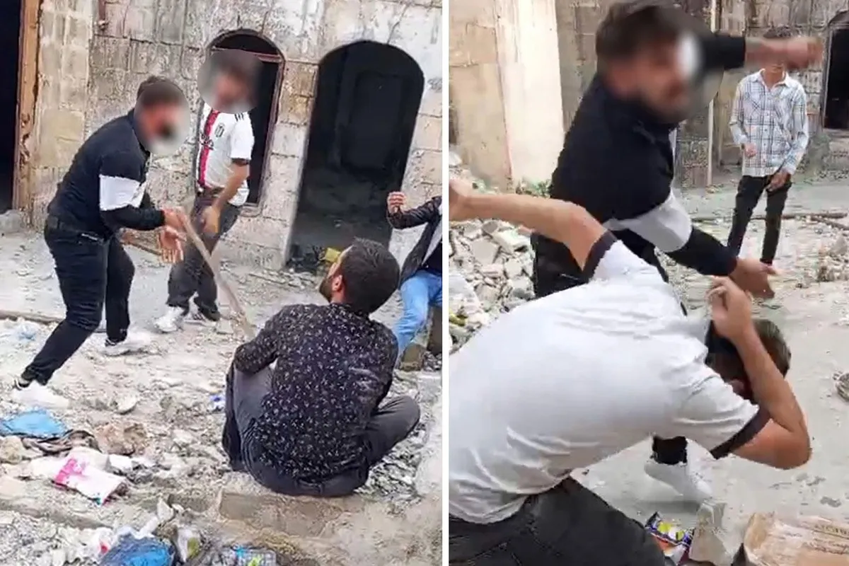 Şanlıurfa'da metruk bir binada dört kişiye sopa ve bıçaklı saldırı girişimi