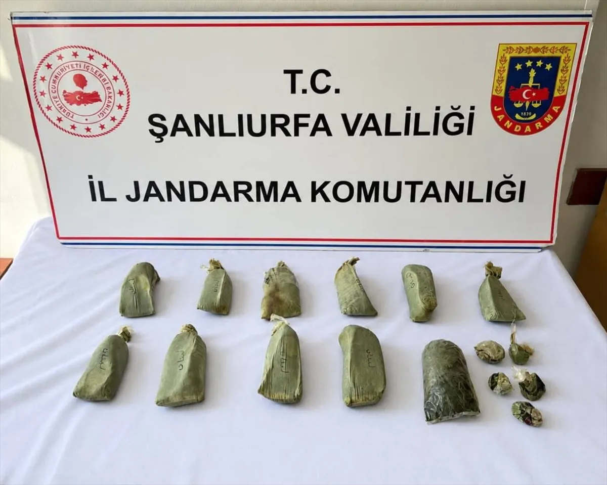 Şanlıurfa'nın Suruç ilçesinde düzenlenen operasyonda uyuşturucu ele geçirildi