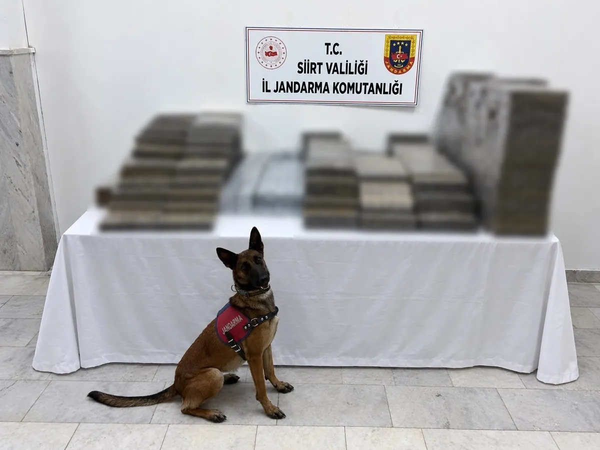 Siirt'te kömür çuvallarına saklanmış vaziyette kaçak sigara ele geçirildi