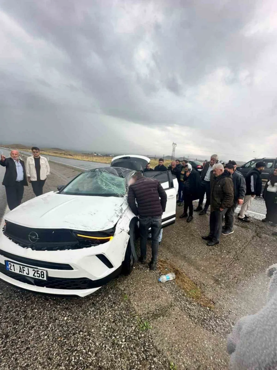 Silvan-Batman karayolunda trafik kazası: 1 kişi yaralandı