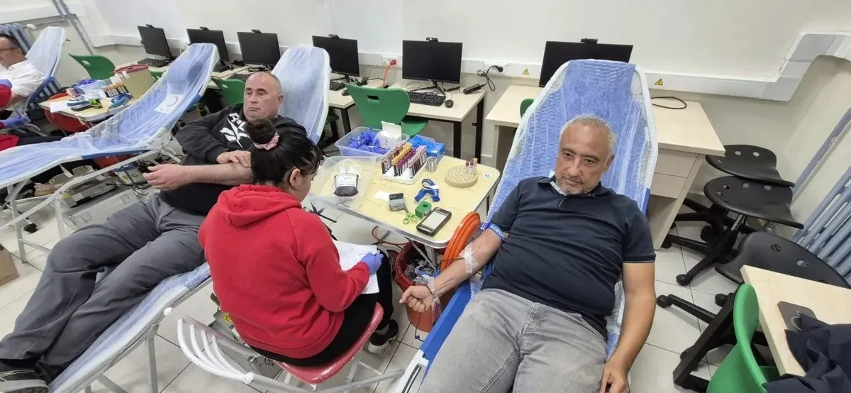 Sinop Gerze'de Haşim ve Zehra Tarı Ortaokulu'ndan kan bağışı kampanyası