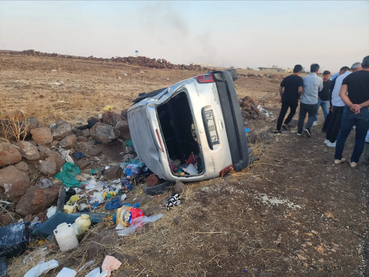 Şırnak'ın İdil ilçesinde meydana gelen trafik kazasında 5 kişi yaralandı